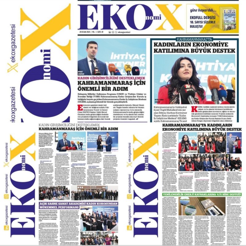 Kahramanmaraş'ta Kadınların Ekonomiye Katılımına Büyük Destek